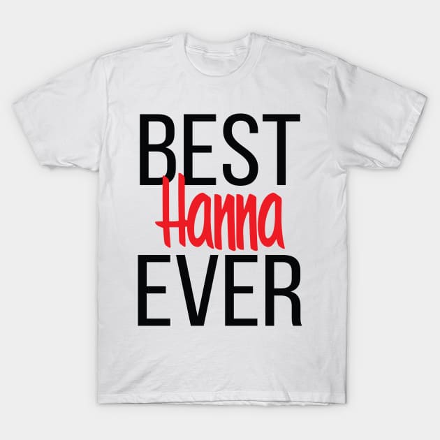 Hanna Hannah. My Name is Hannah. Hana T-Shirt by ProjectX23